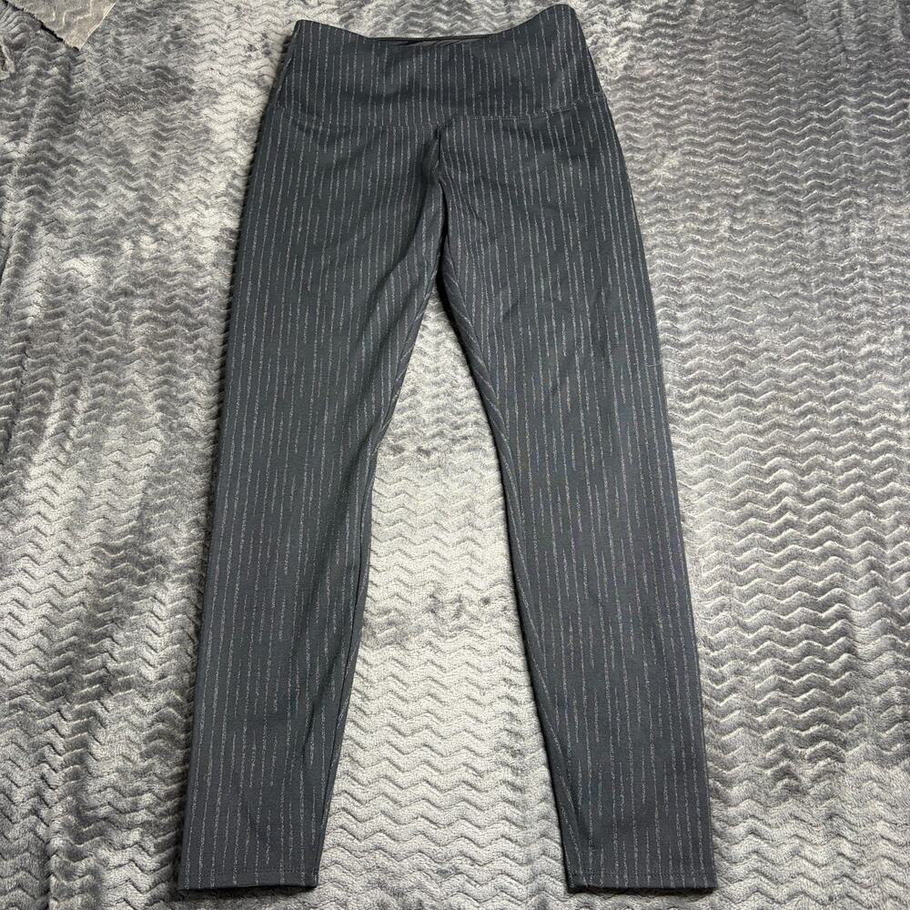Lysse Signature Patterned Ponte Knit Leggings Size M Womens Streak Jacquard
